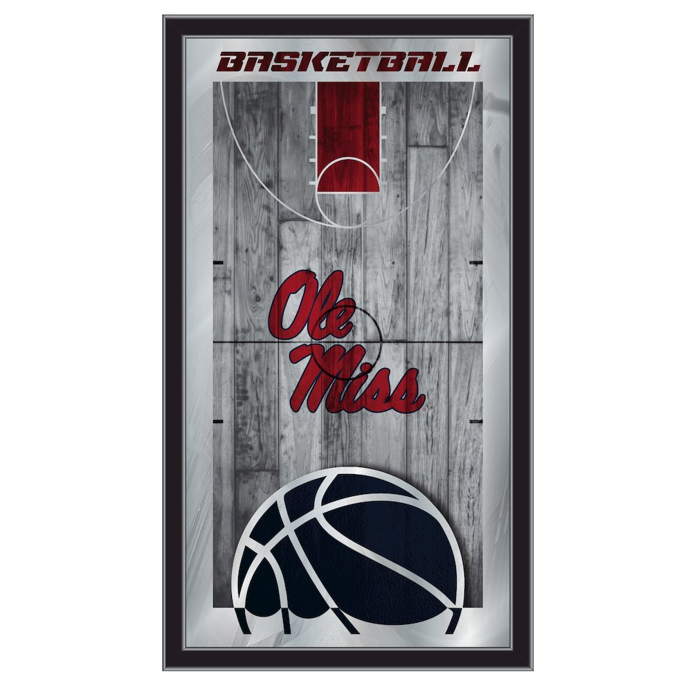 Ole' Miss 15" x 26" Basketball Mirror