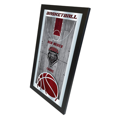 New Mexico 15" x 26" Basketball Mirror