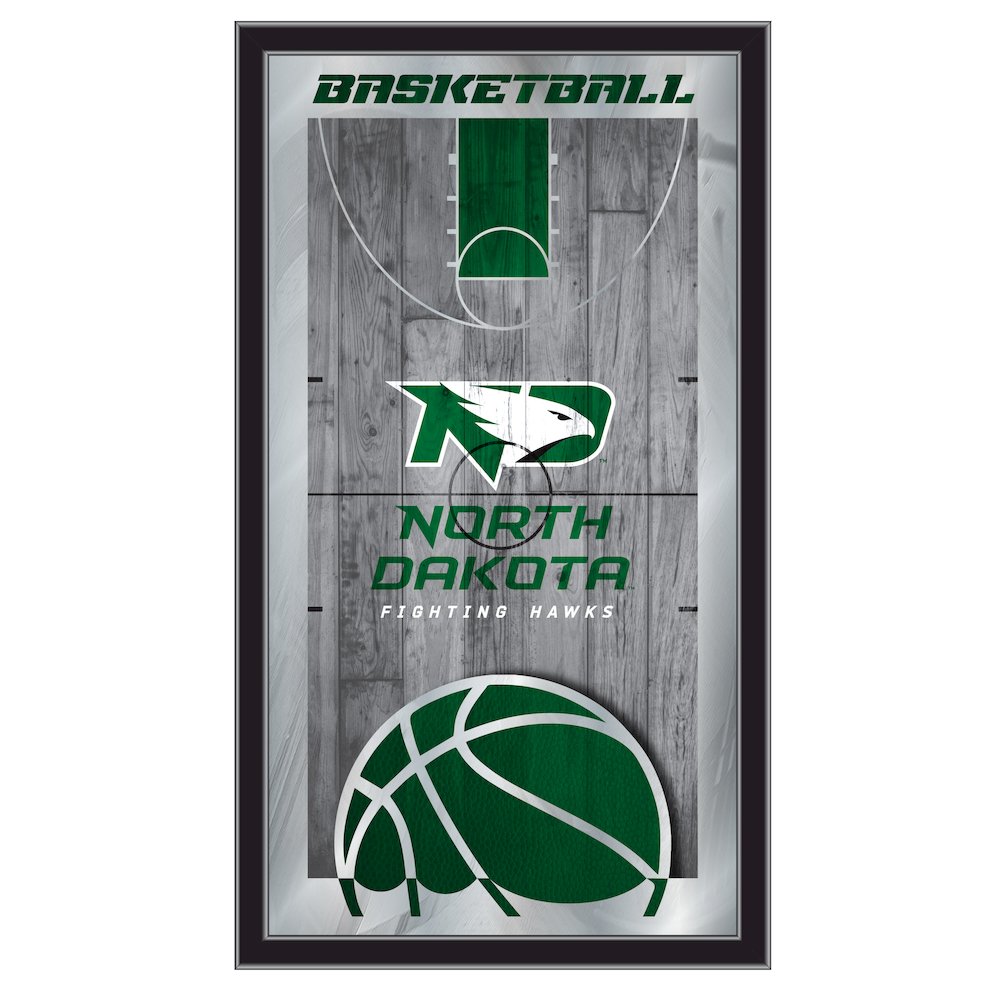 North Dakota 15" x 26" Basketball Mirror