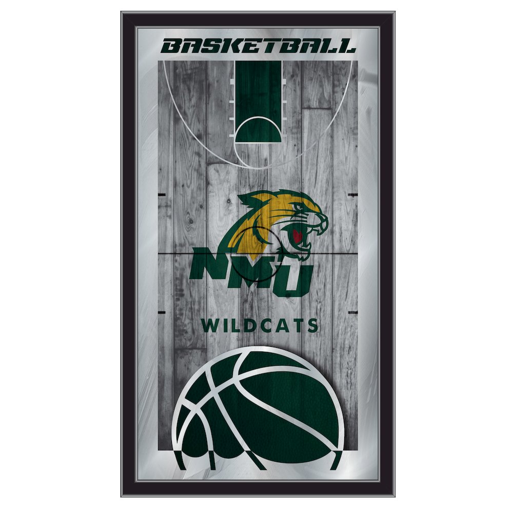Northern Michigan 15" x 26" Basketball Mirror