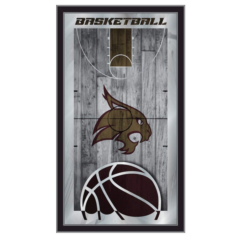 Texas State 15" x 26" Basketball Mirror