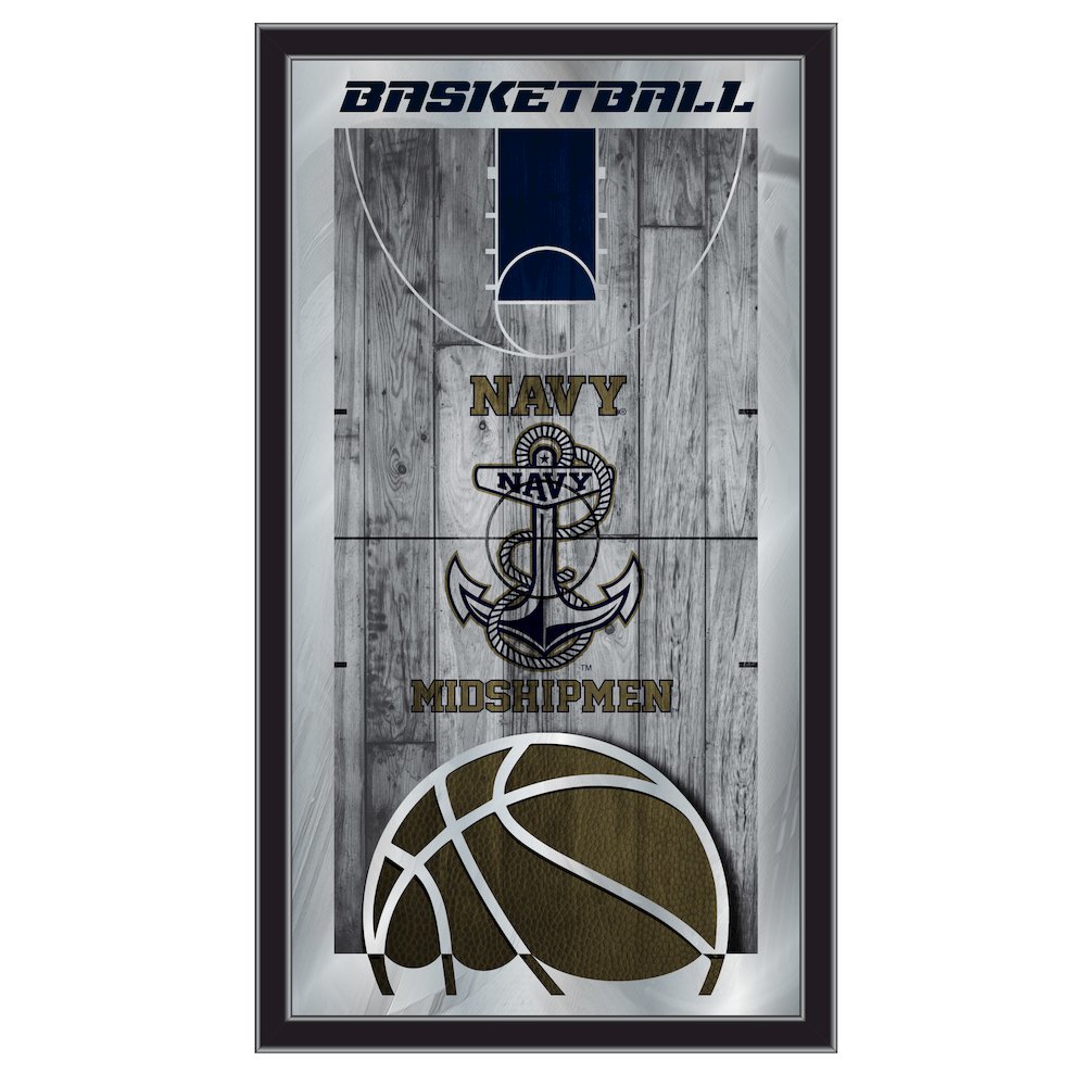 US Naval Academy (NAVY) 15" x 26" Basketball Mirror