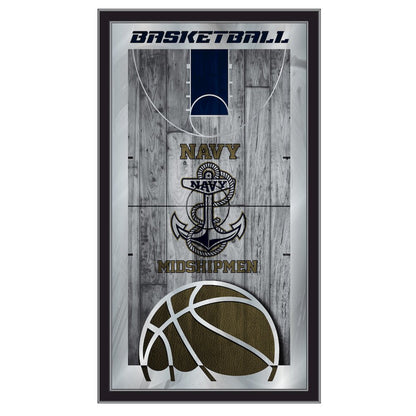 US Naval Academy (NAVY) 15" x 26" Basketball Mirror