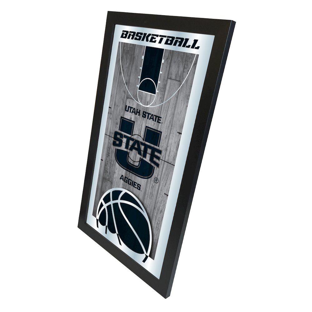 Utah State 15" x 26" Basketball Mirror