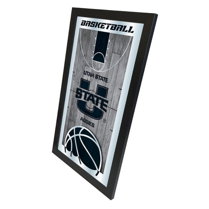 Utah State 15" x 26" Basketball Mirror