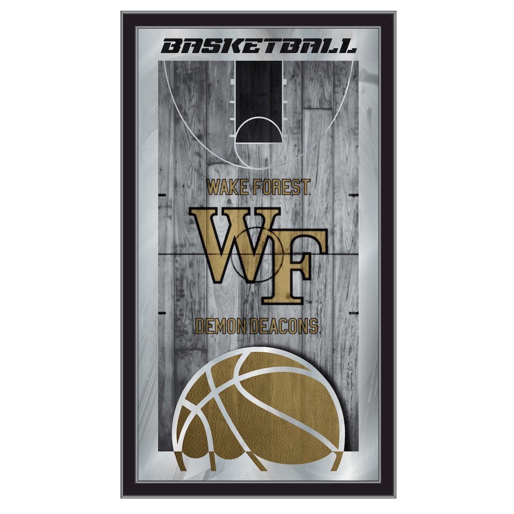 Wake Forest 15" x 26" Basketball Mirror