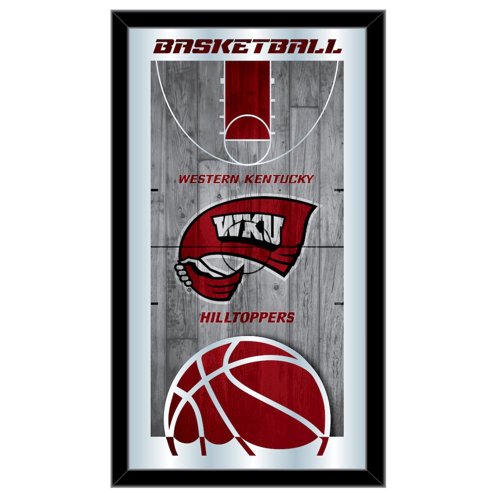 Western Kentucky 15" x 26" Basketball Mirror