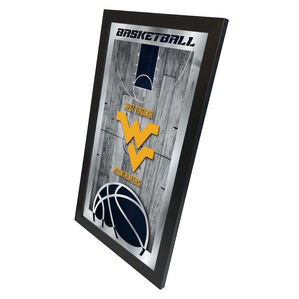 West Virginia 15" x 26" Basketball Mirror