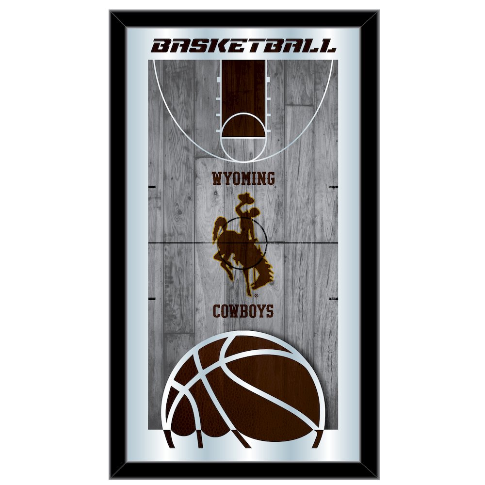 Wyoming 15" x 26" Basketball Mirror