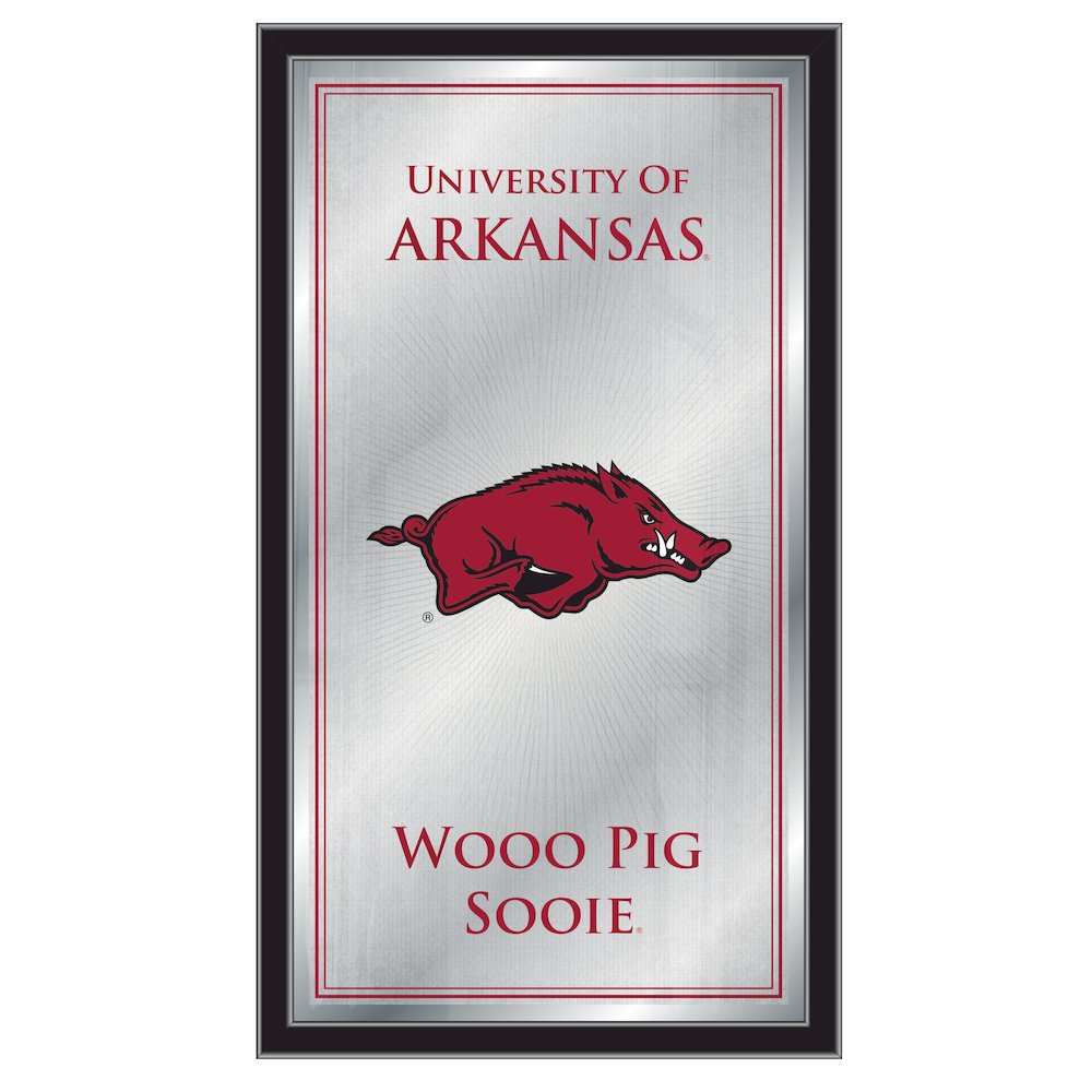 Arkansas 26" x 15" Fight Song Mirror