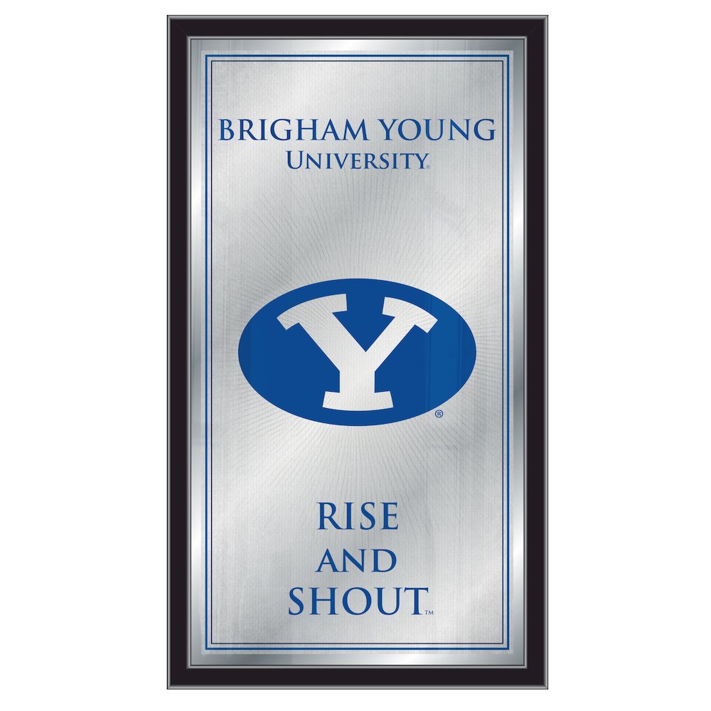 Brigham Young 26" x 15" Fight Song Mirror