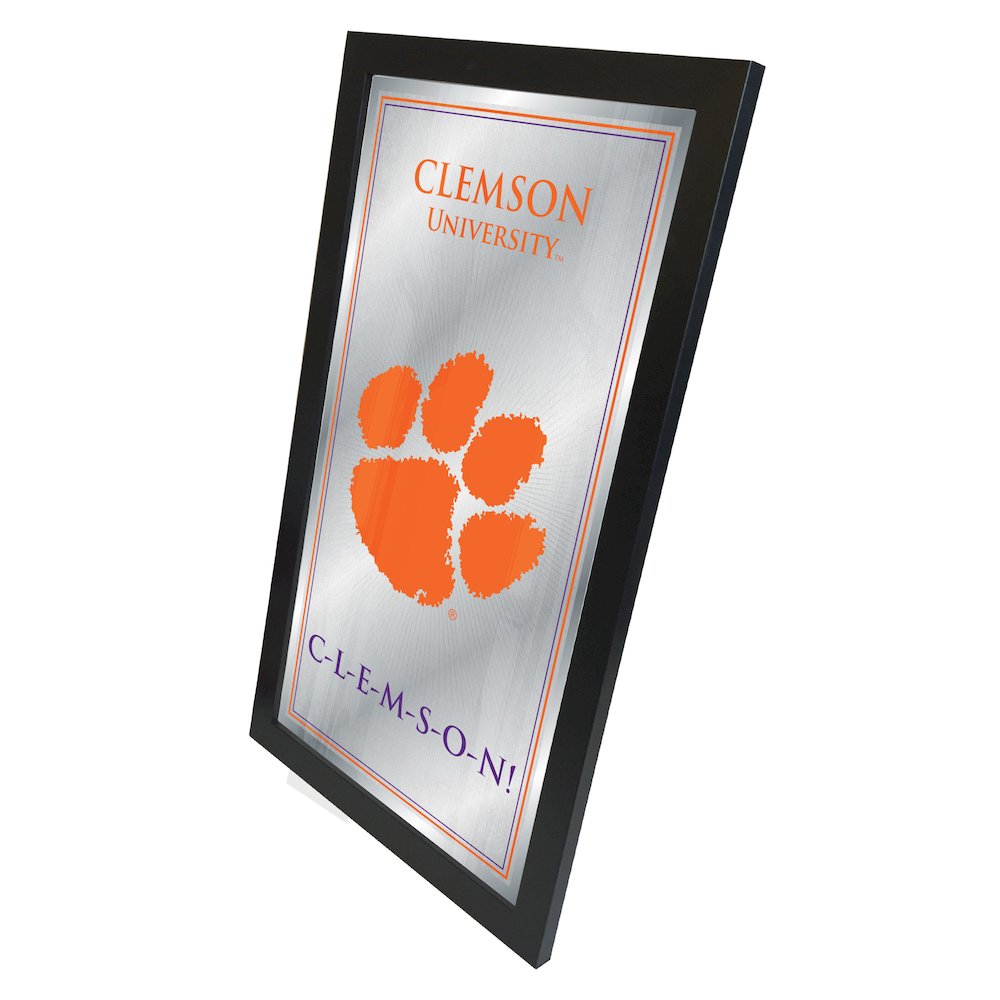 Clemson 26" x 15" Fight Song Mirror