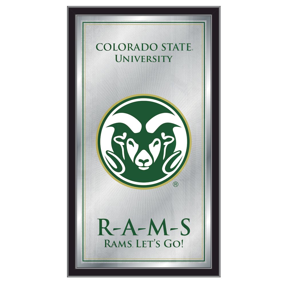 Colorado State 26" x 15" Fight Song Mirror