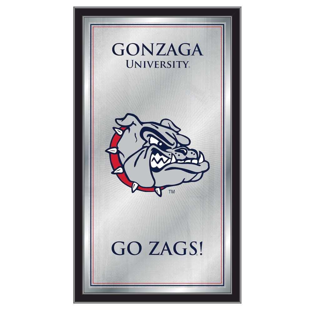 Gonzaga 26" x 15" Fight Song Mirror