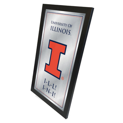 Illinois 26" x 15" Fight Song Mirror