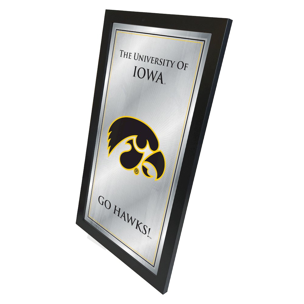 Iowa 26" x 15" Fight Song Mirror