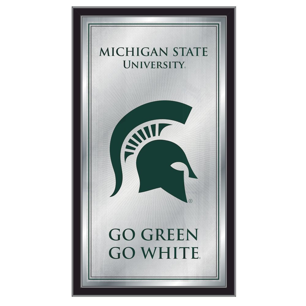 Michigan State 26" x 15" Fight Song Mirror