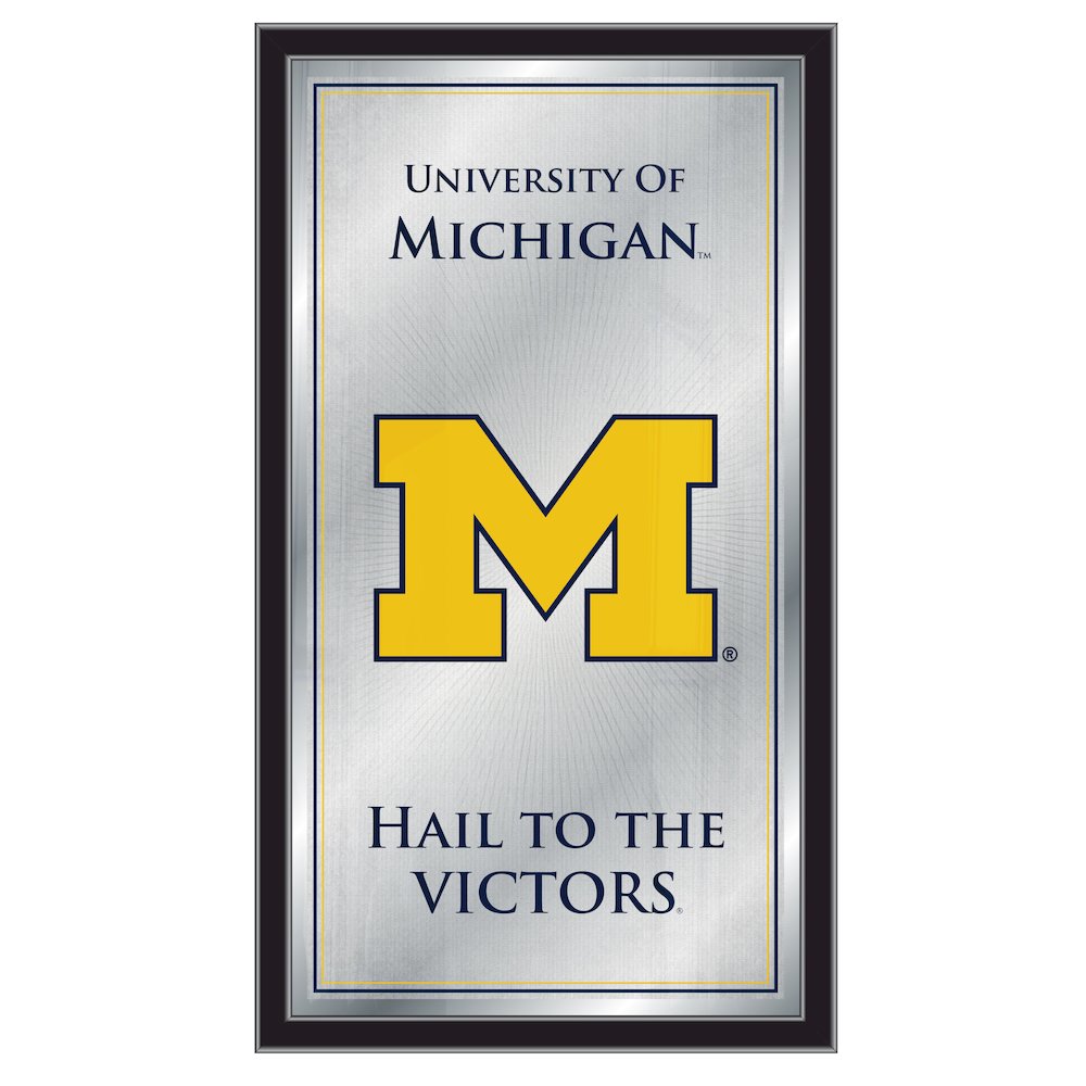 Michigan 26" x 15" Fight Song Mirror