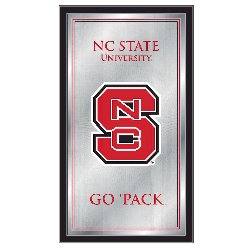 North Carolina State 26" x 15" Fight Song Mirror