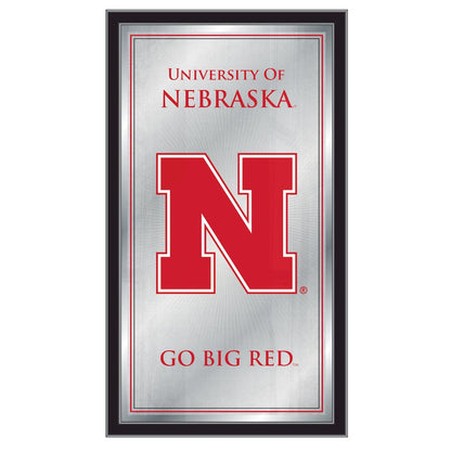 Nebraska 26" x 15" Fight Song Mirror