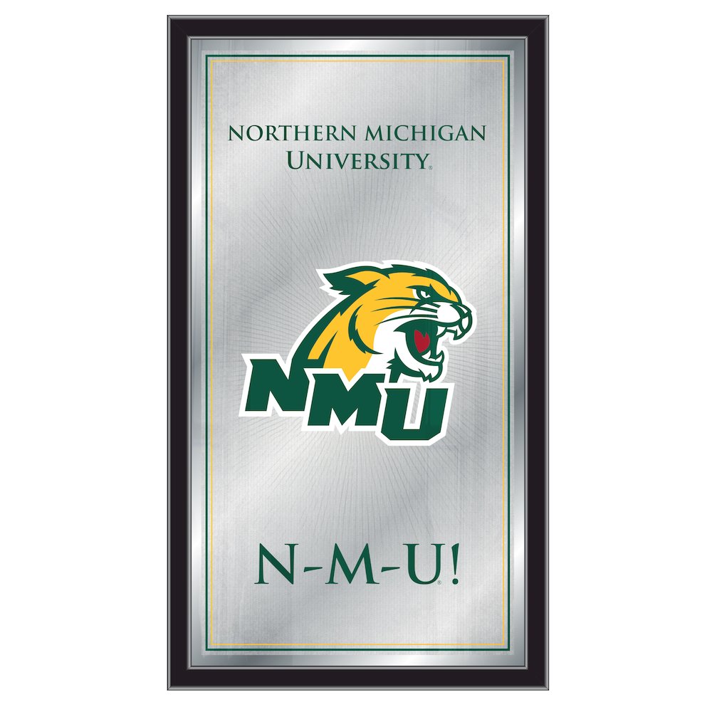 Northern Michigan 26" x 15" Fight Song Mirror