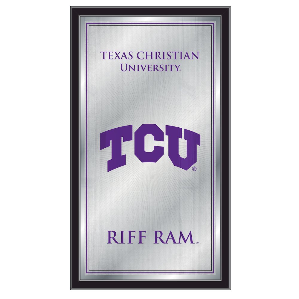 TCU 26" x 15" Fight Song Mirror