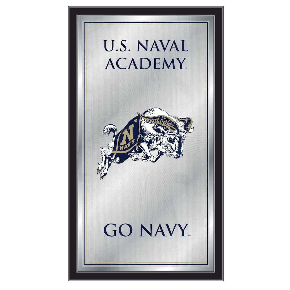 US Naval Academy (NAVY) 26" x 15" Fight Song Mirror