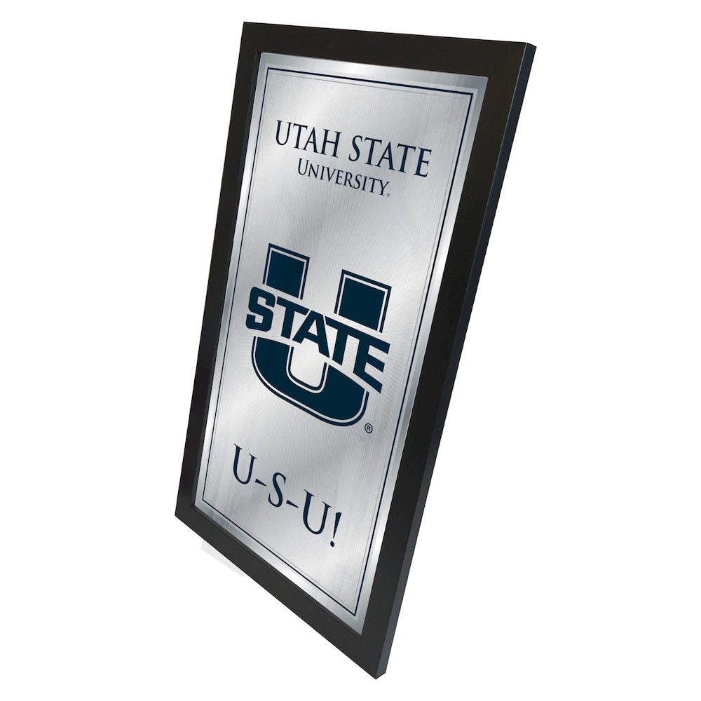 Utah State 26" x 15" Fight Song Mirror