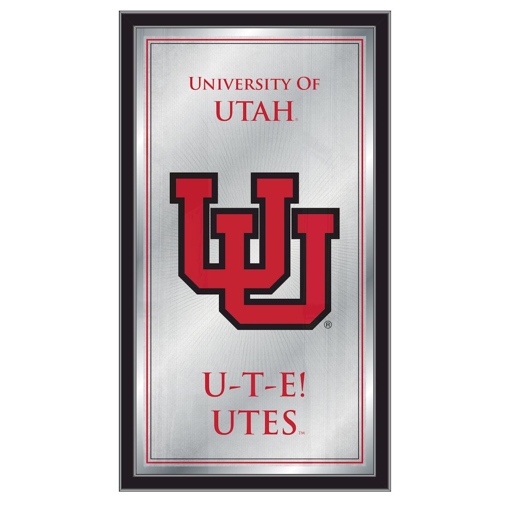 Utah 26" x 15" Fight Song Mirror