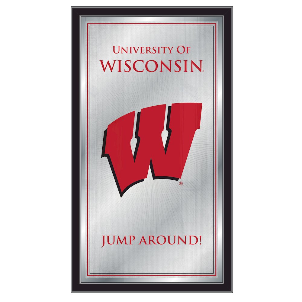Wisconsin 26" x 15" Fight Song Mirror