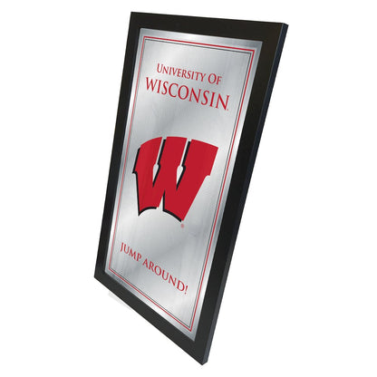 Wisconsin 26" x 15" Fight Song Mirror