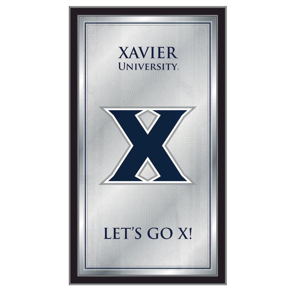 Xavier 26" x 15" Fight Song Mirror