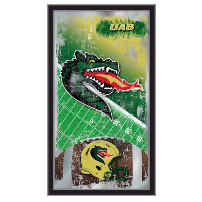 UAB 15" x 26" Football Mirror