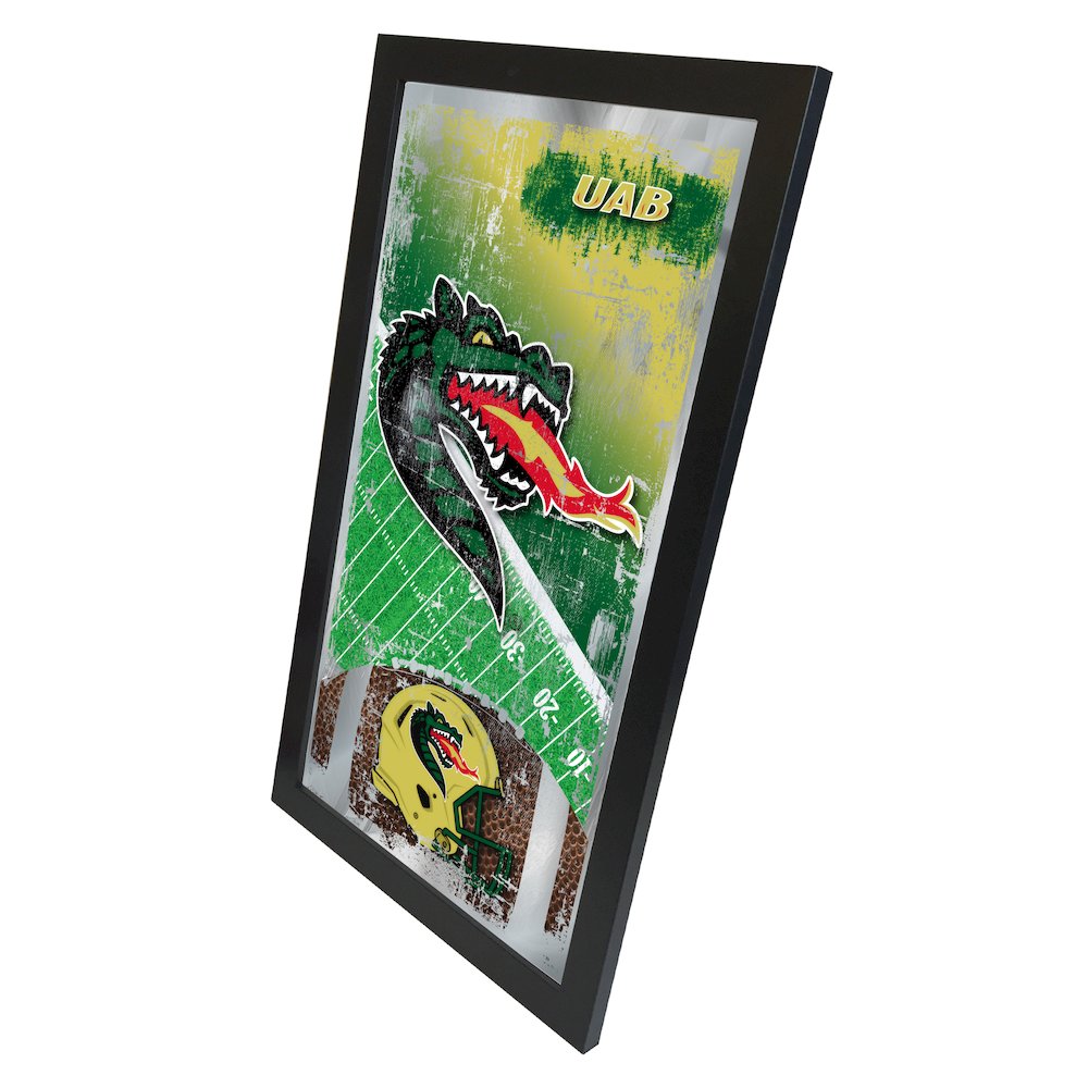 UAB 15" x 26" Football Mirror