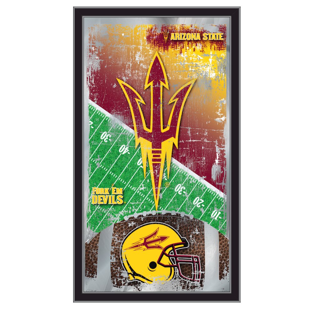 Arizona State 15" x 26" Football Mirror