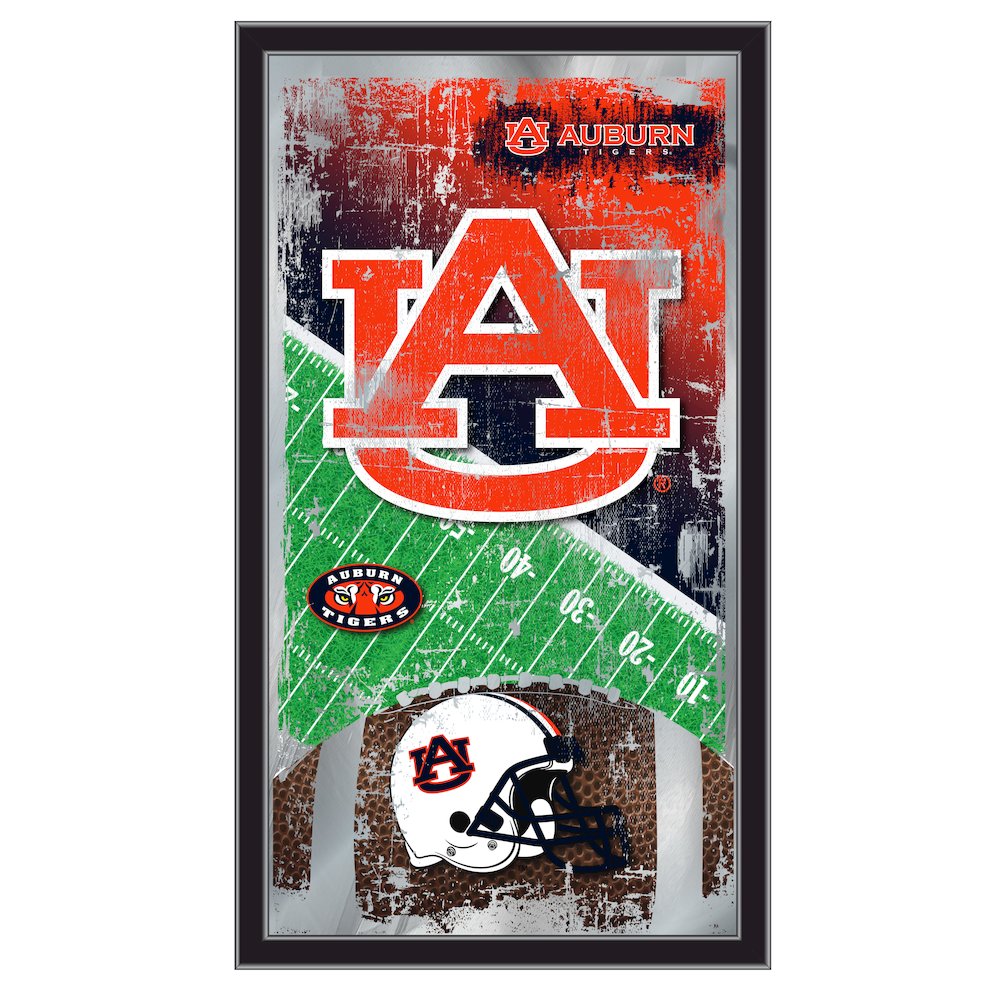 Auburn 15" x 26" Football Mirror