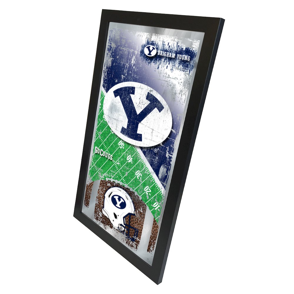 Brigham Young 15" x 26" Football Mirror