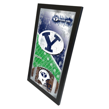 Brigham Young 15" x 26" Football Mirror