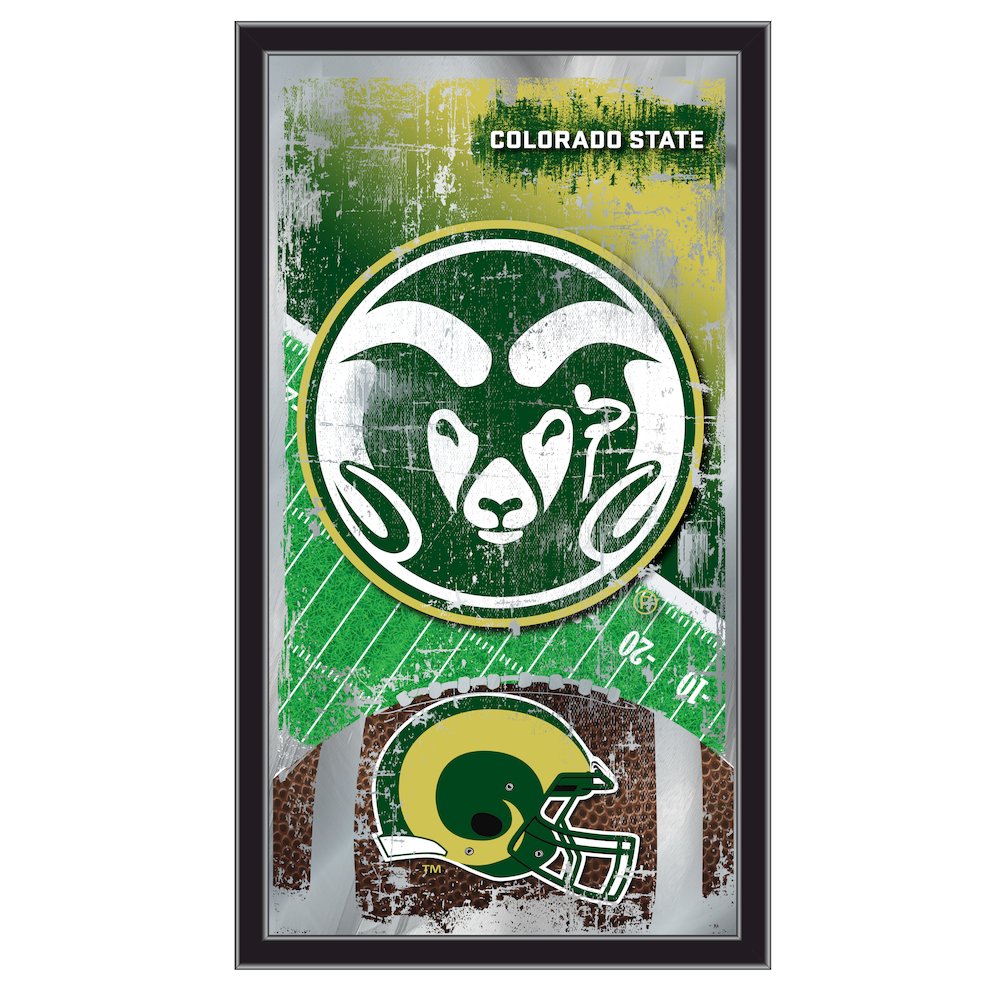 Colorado State 15" x 26" Football Mirror