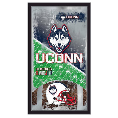 Connecticut 15" x 26" Football Mirror