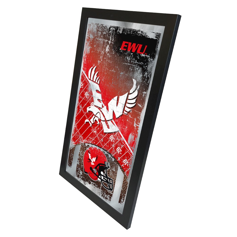 Eastern Washington 15" x 26" Football Mirror