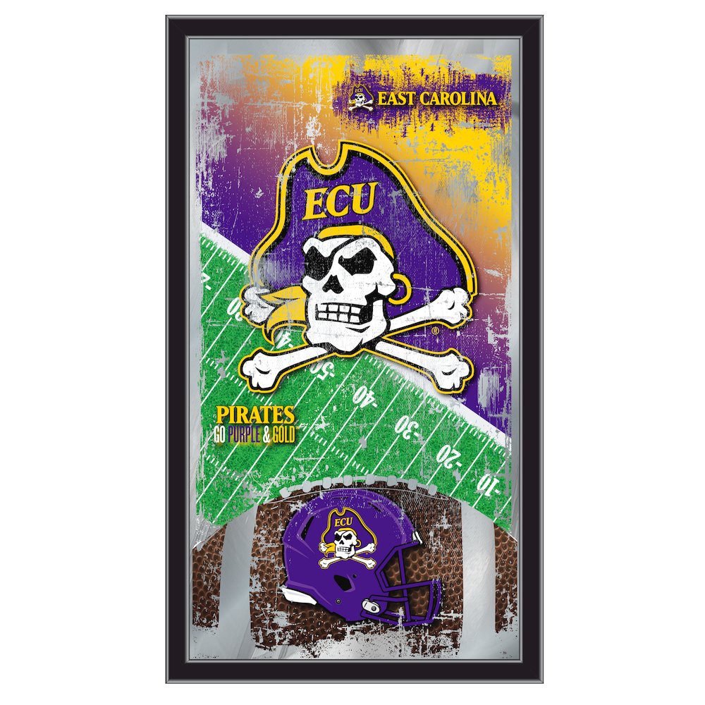 East Carolina 15" x 26" Football Mirror