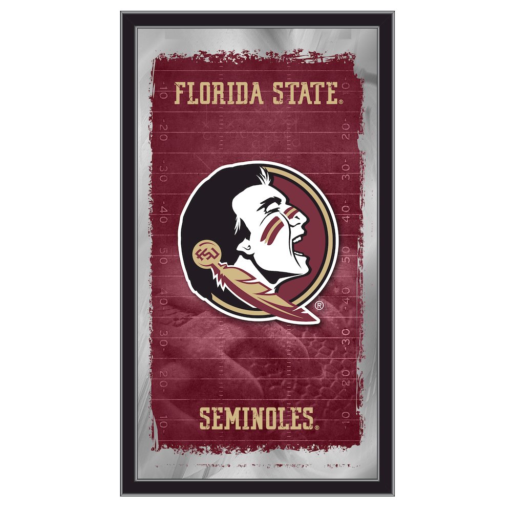 Florida State 15" x 26" Football Mirror