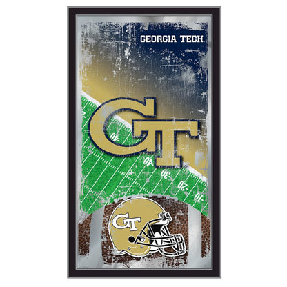 Georgia Tech 15" x 26" Football Mirror