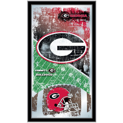 Georgia 15" x 26" Football Mirror