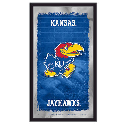 Kansas 15" x 26" Football Mirror