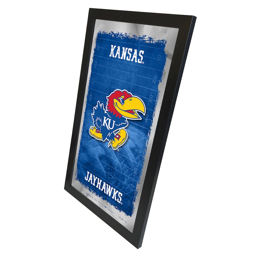 Kansas 15" x 26" Football Mirror