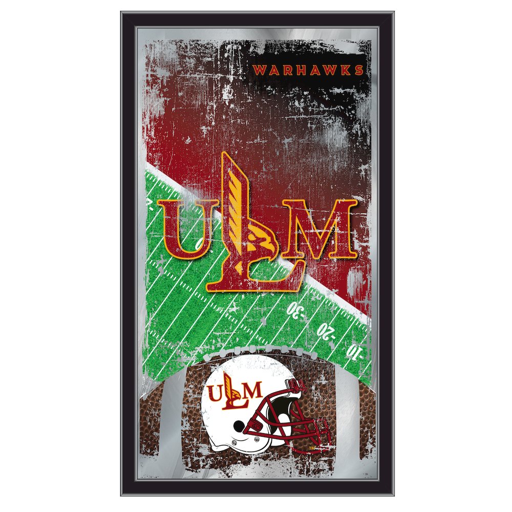 Louisiana-Monroe 15" x 26" Football Mirror