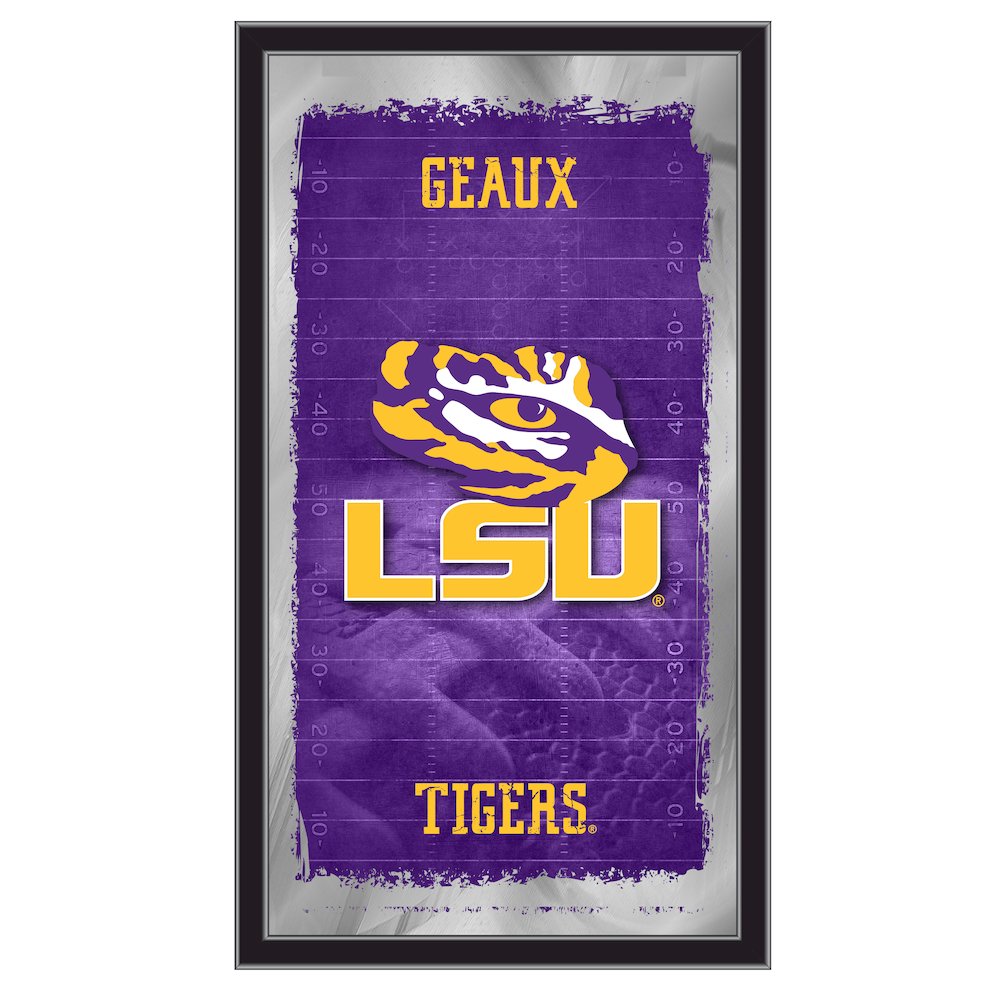 Louisiana State 15" x 26" Football Mirror