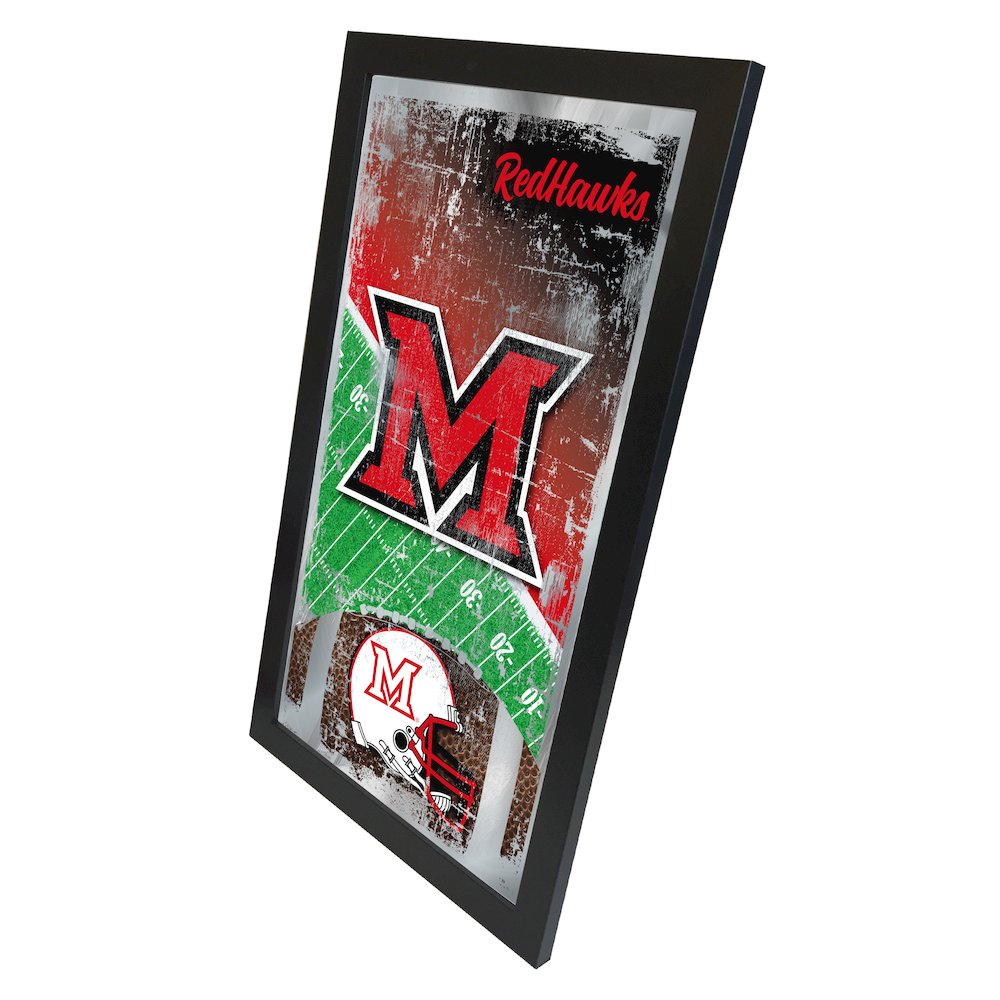 Miami (OH) 15" x 26" Football Mirror